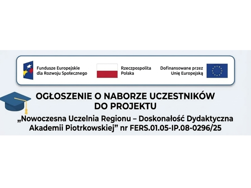 Zdjęcie prezentujące - Zapraszamy pracowników dydaktycznych oraz badawczo-dydaktycznych Akademii Piotrkowskiej do udziału w bezpłatnym cyklu szkoleń