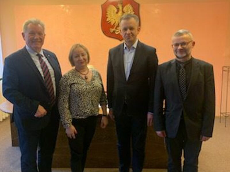 Zdjęcie prezentujące - Spotkanie Prezydenta Piotrkowa Trybunalskiego z władzami Akademii Piotrkowwskiej