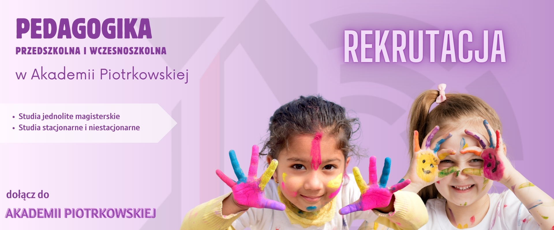 Baner - Pedagogika przedszkolna i wczesnoszkolna