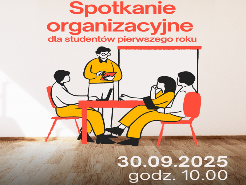 Zdjęcie prezentujące - Spotkanie organizacyjne dla studentów pierwszego roku